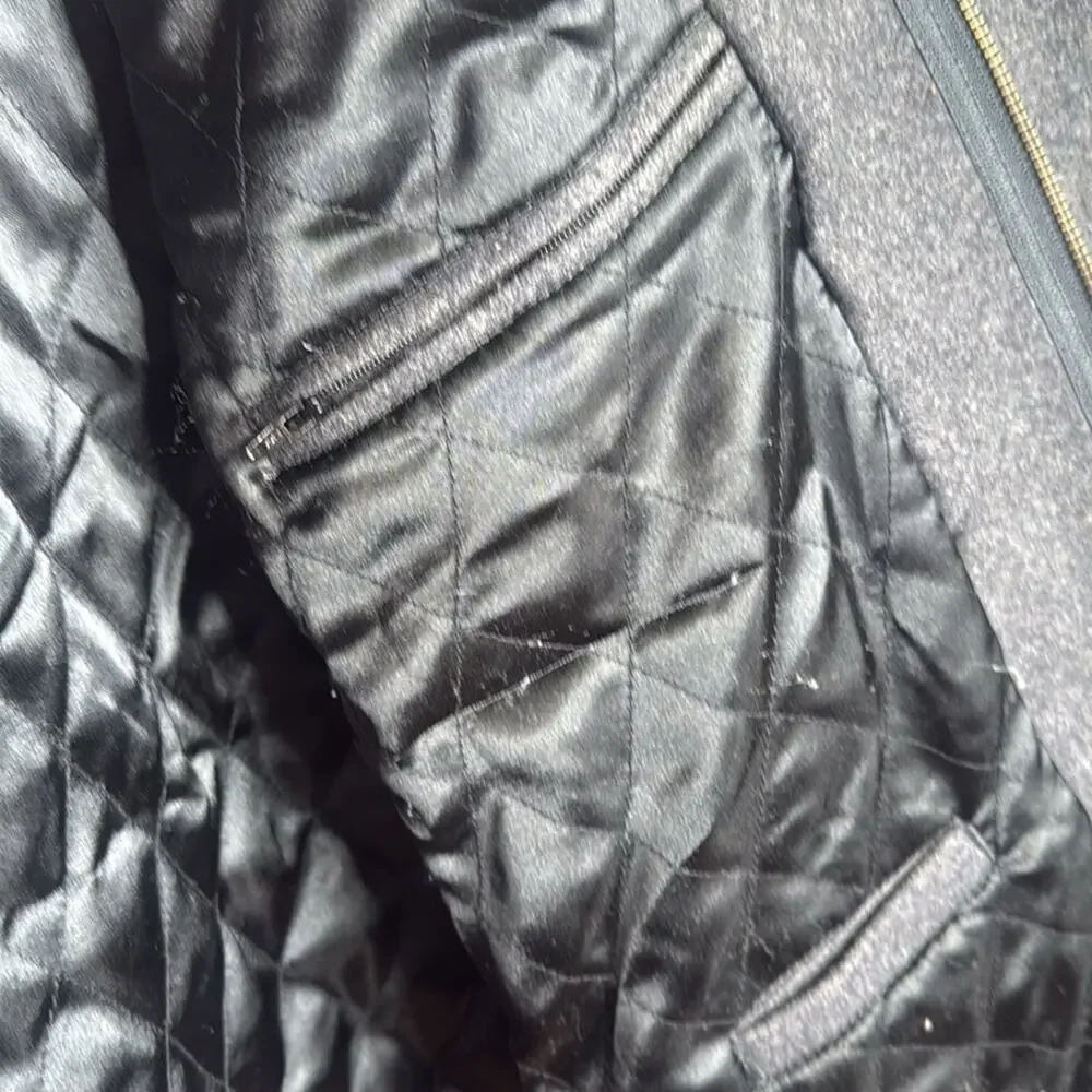 Murano Men’s Gray Wool-blend Military Style Jacket Sz Large